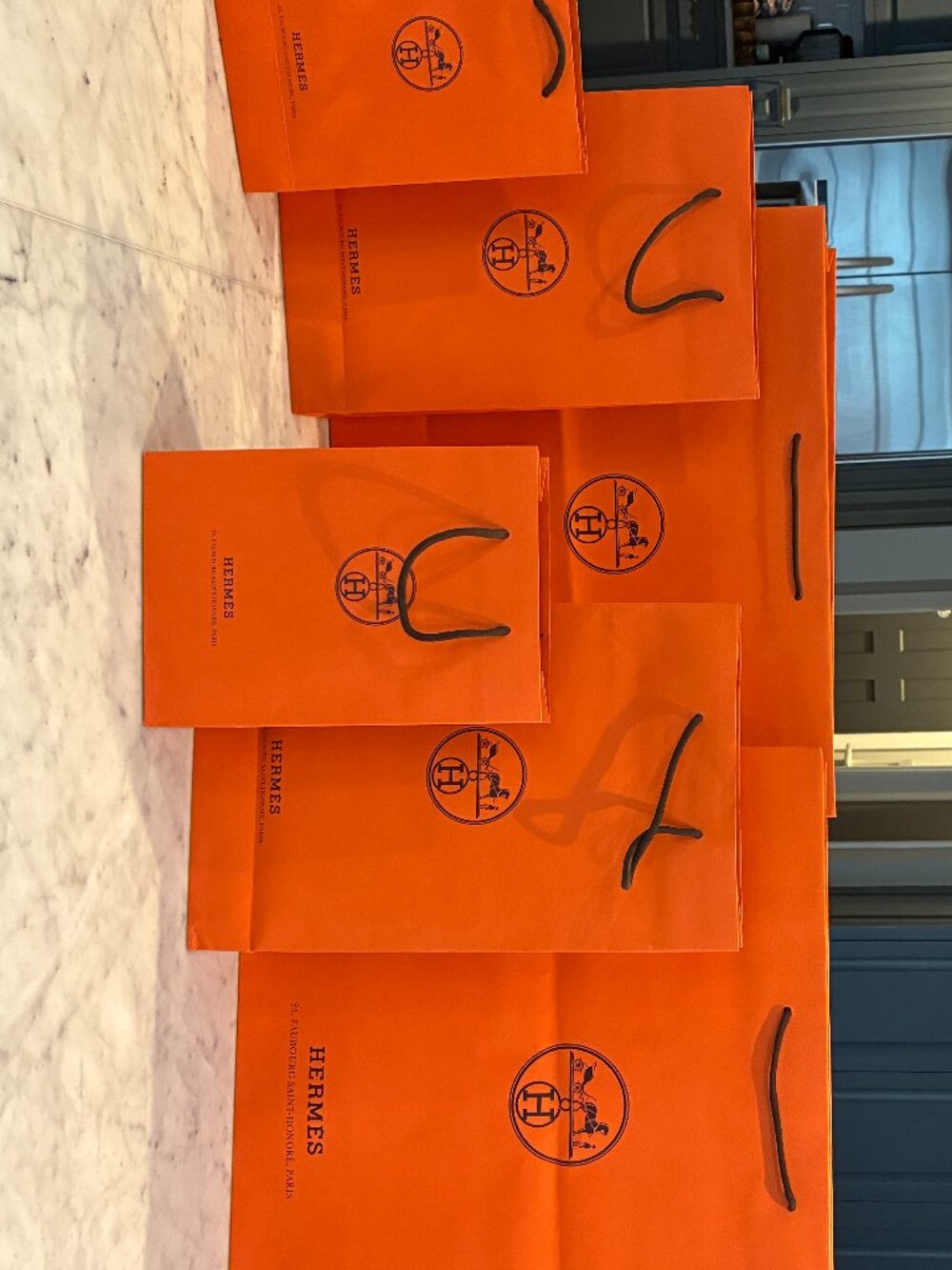 Hermes Shopping Bags - SET of 3 (Small, Medium, Large)